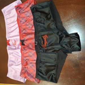 Victoria's Secret Satin Cheeky Naughty/Nice Panty Set